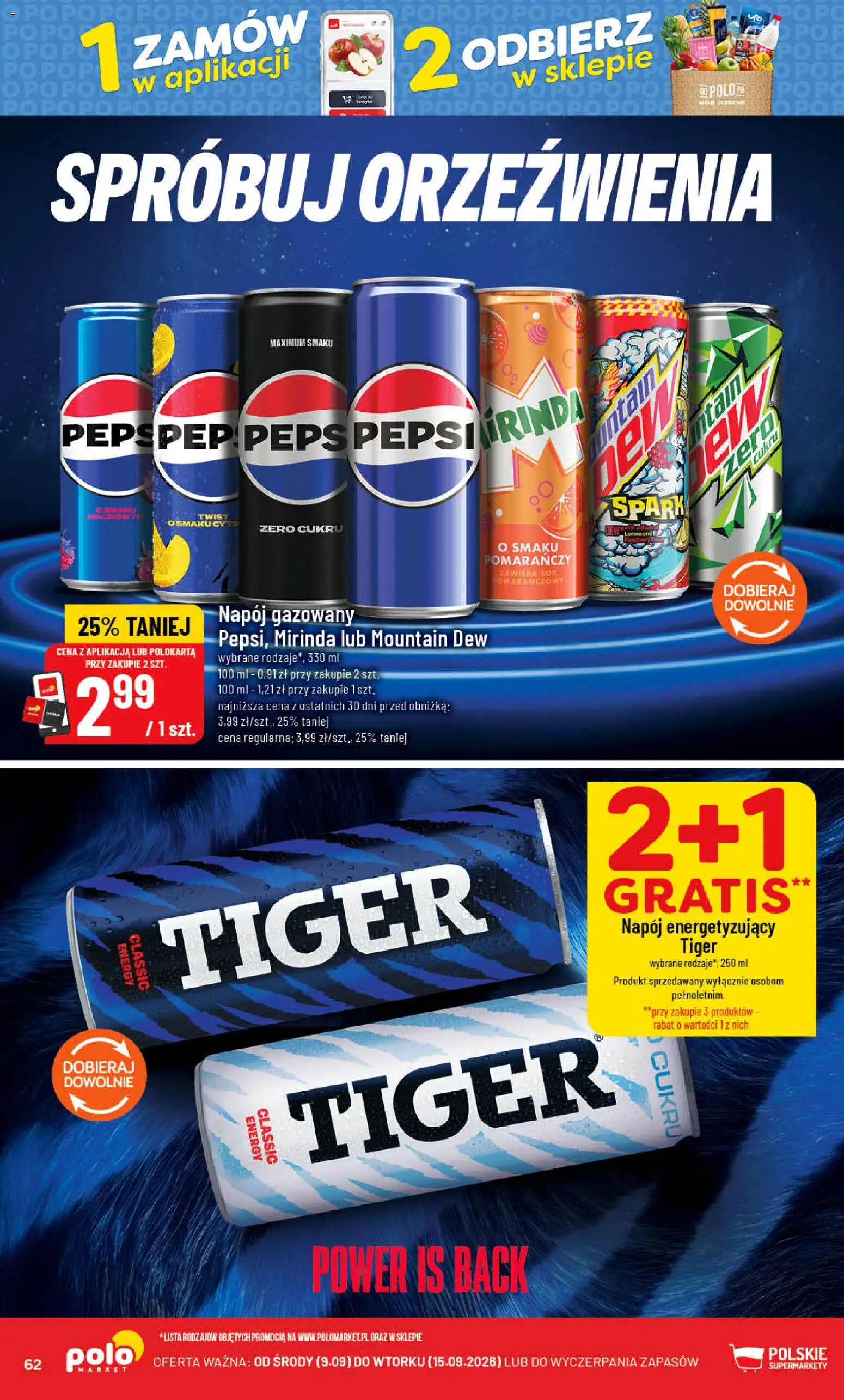 POLOmarket gazetka od 09.09.2026 | Strona: 62 | Produkty: Sok