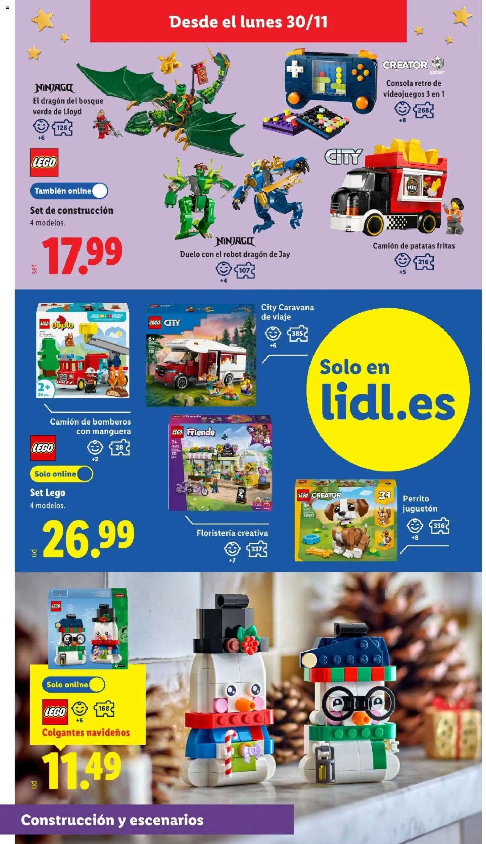 Lidl - Juguetes de colección │ válido desde el 21/10/2026 | Página: 26 | Productos: LEGO DUPLO, LEGO, Consola, Robot