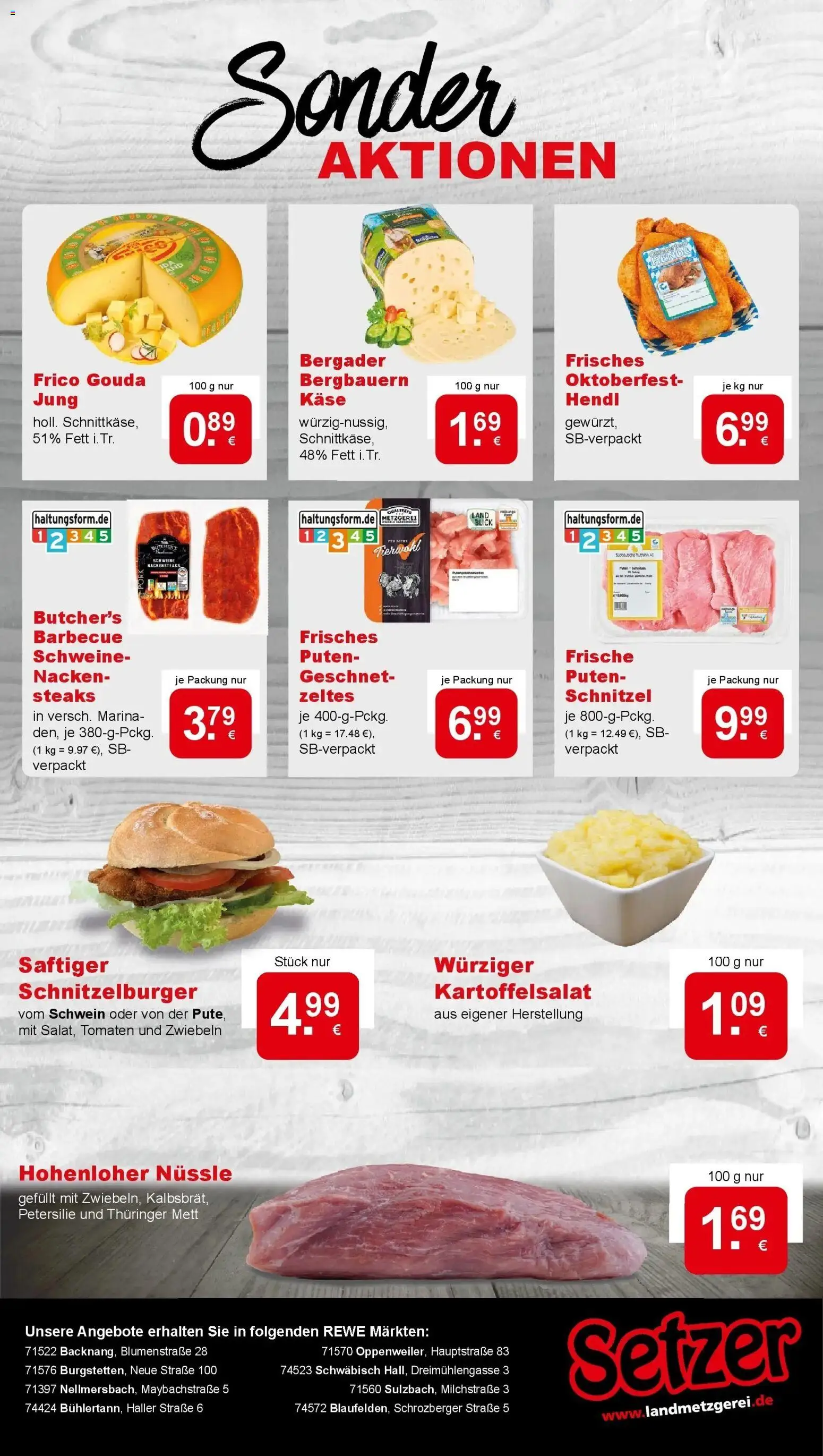 REWE Prospekt ab 21.09.2026 zum Blättern » Angebote | Seite: 15 | Produkte: Käse, Schnitzel, Zwiebeln, Petersilie
