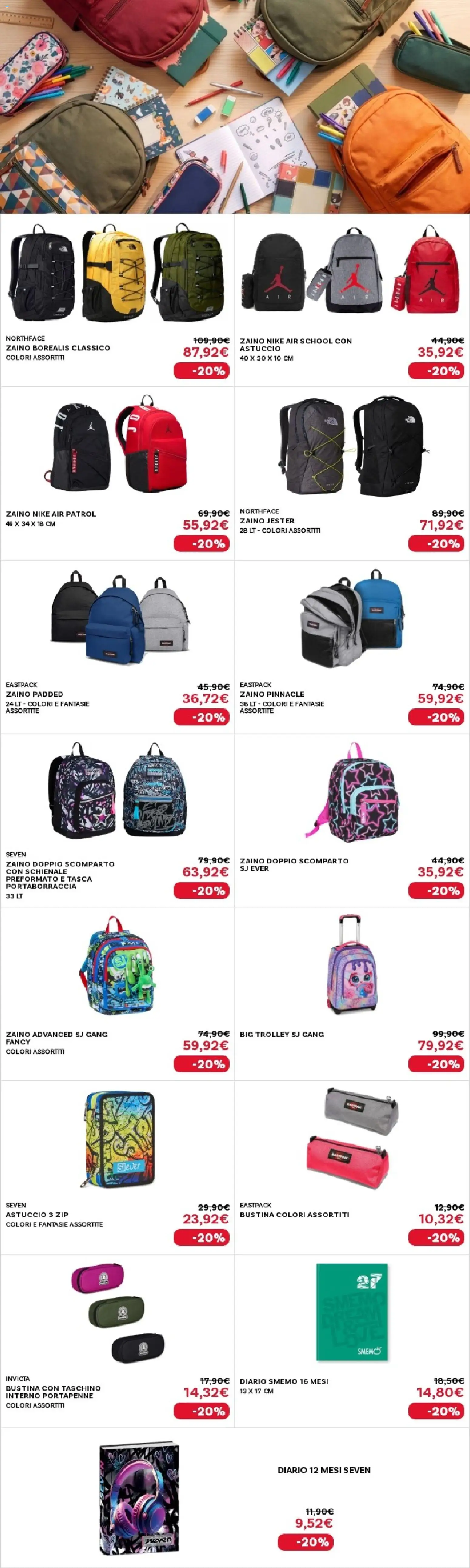 Volantino Max Factory del 30/07/2026 | Pagina: 6 | Prodotti: Zaino, Astuccio, Trolley
