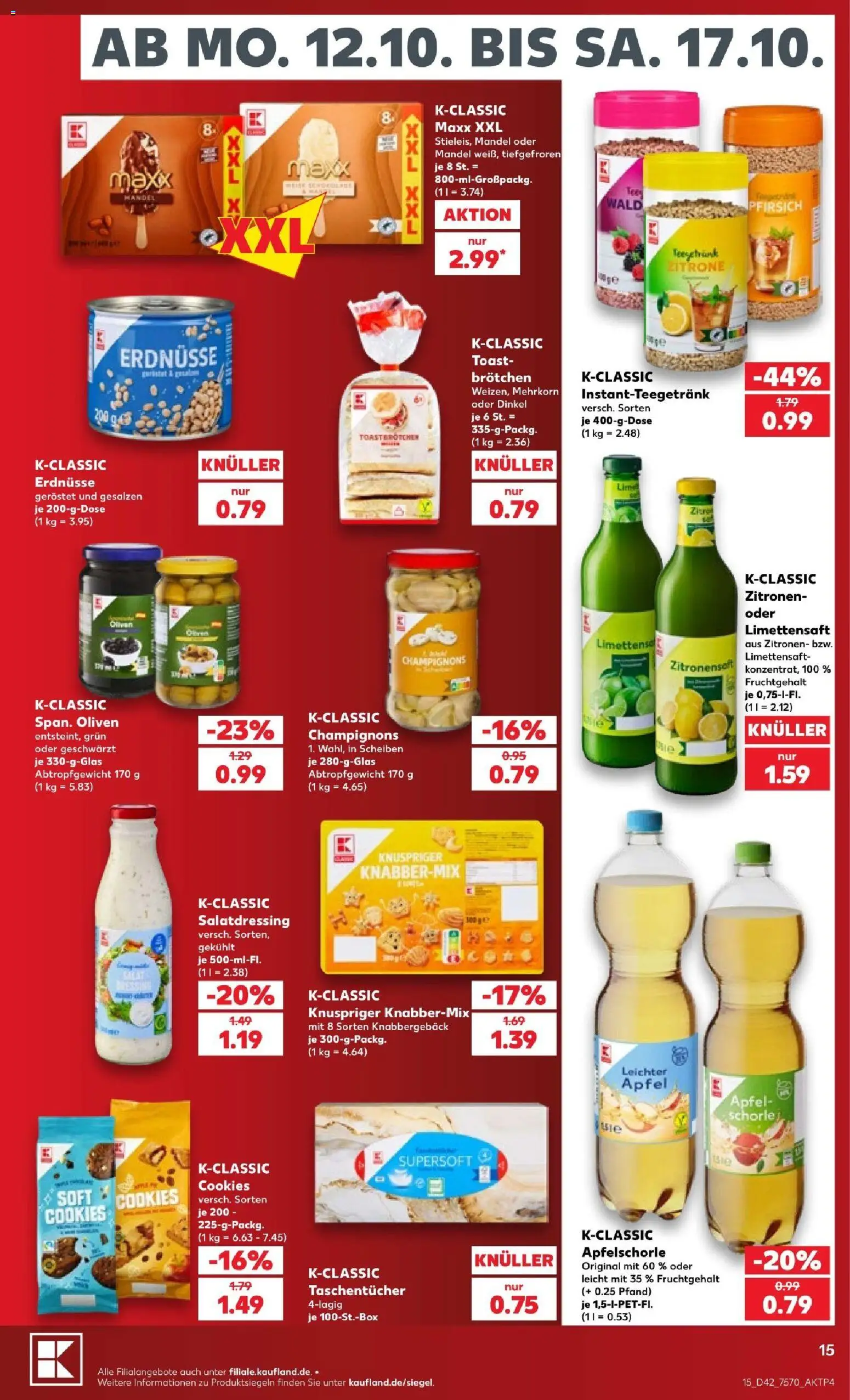 Kaufland Prospekt Köln – gültig ab 12.10.2026 | Seite: 19 | Produkte: Lippenstift, Seife, Alkohol, Popcorn