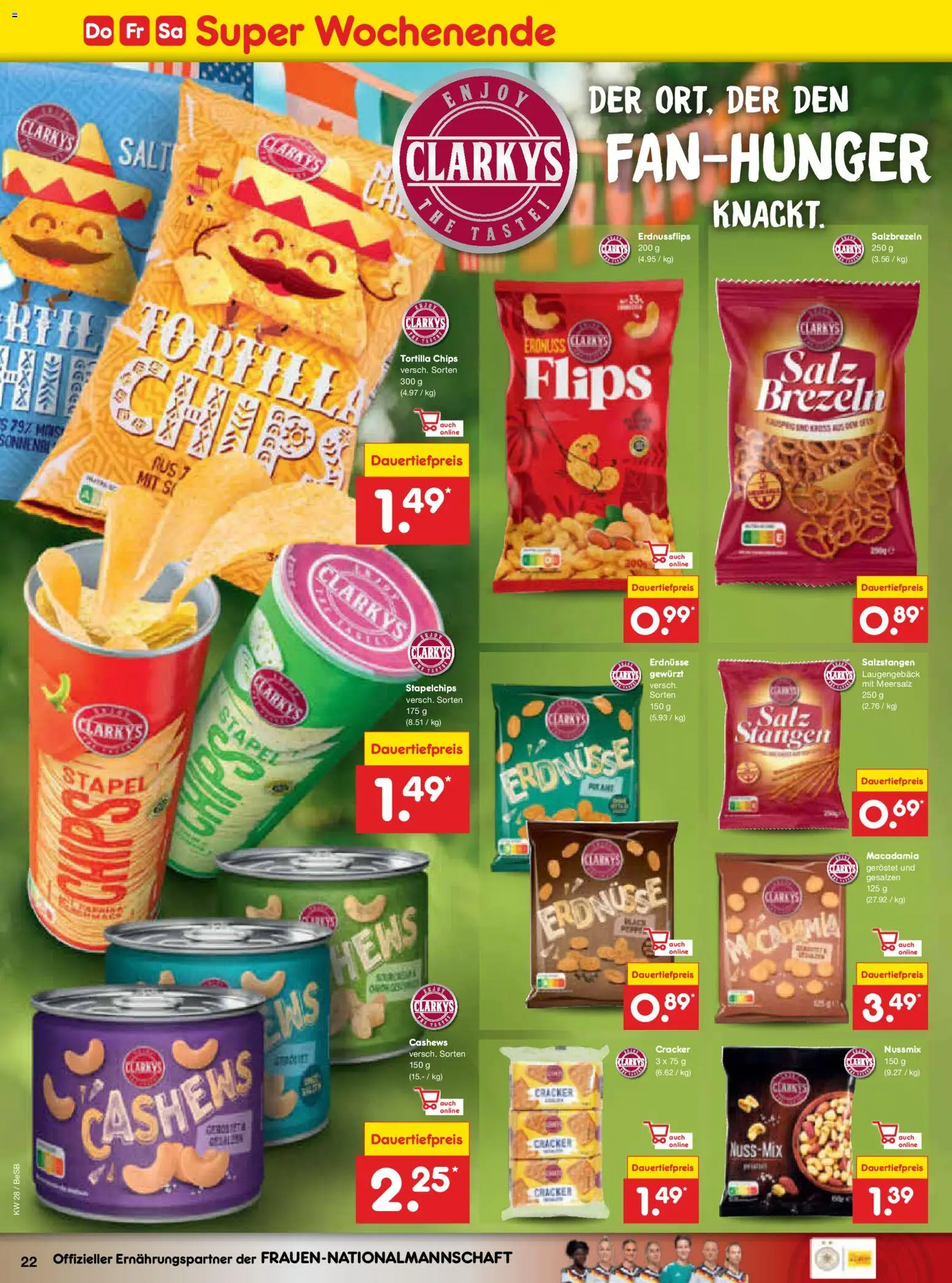 Netto Marken-Discount Prospekt – gültig ab 06.07.2026 | Seite: 38 | Produkte: Erdnüsse, Salz, Chips