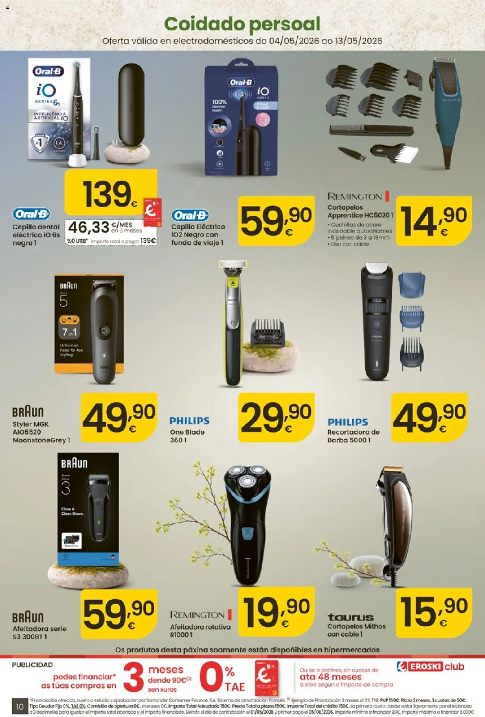 Eroski 3x2 En toda  la perfumería y parafarmacia │ válido desde el 30.04.2026 | Página: 10
