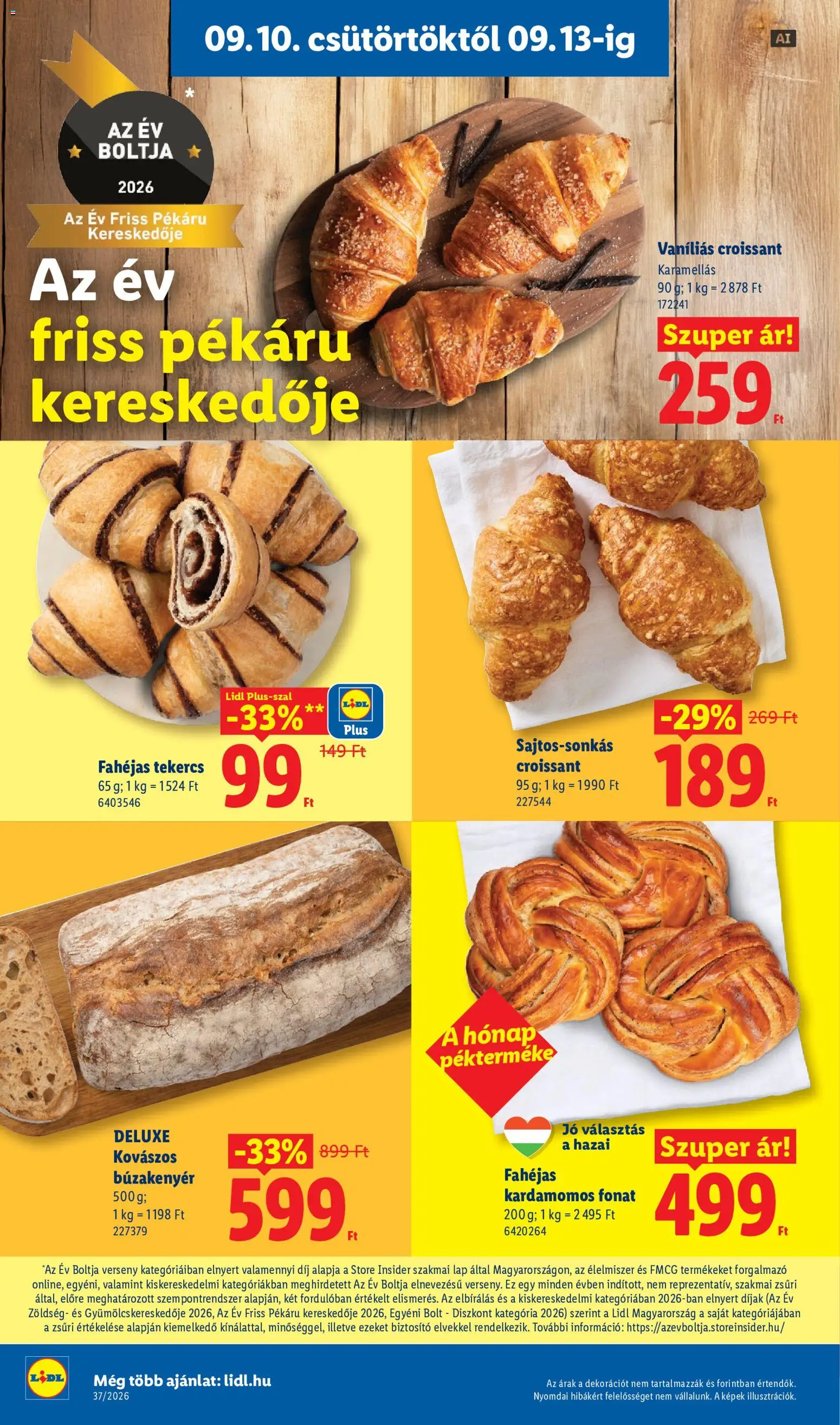 Lidl akciós ujság - amely érvényes a következő dátumtól: 2026.09.10. | Oldal: 4