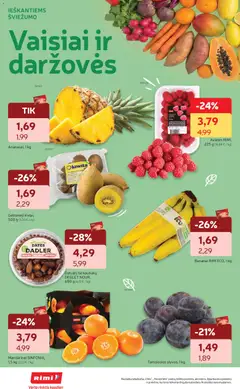 Rimi leidinys galioja nuo 2026.10.27 | Puslapis: 20 | Prekių: Bananai, Mandarinai