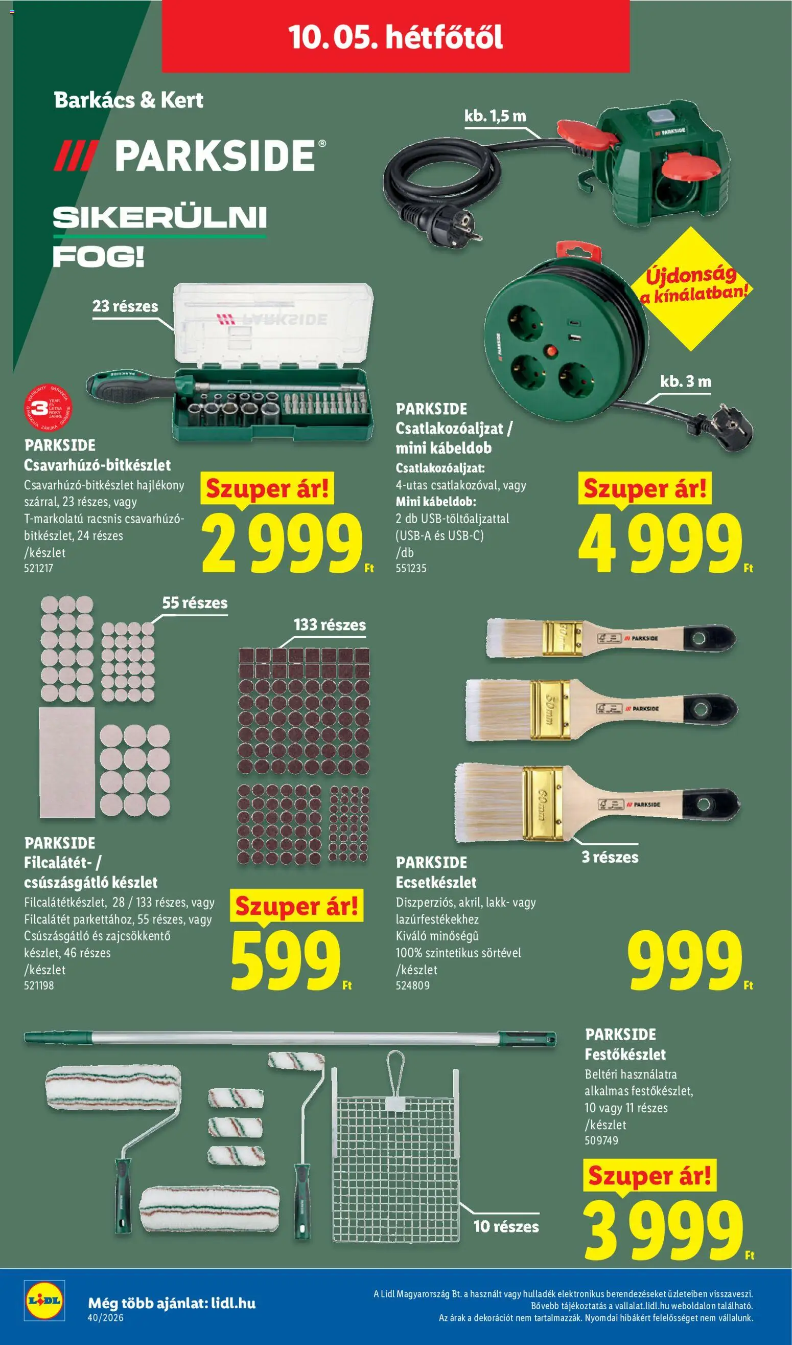 Lidl akciós ujság - amely érvényes a következő dátumtól: 2026.10.01. | Oldal: 26