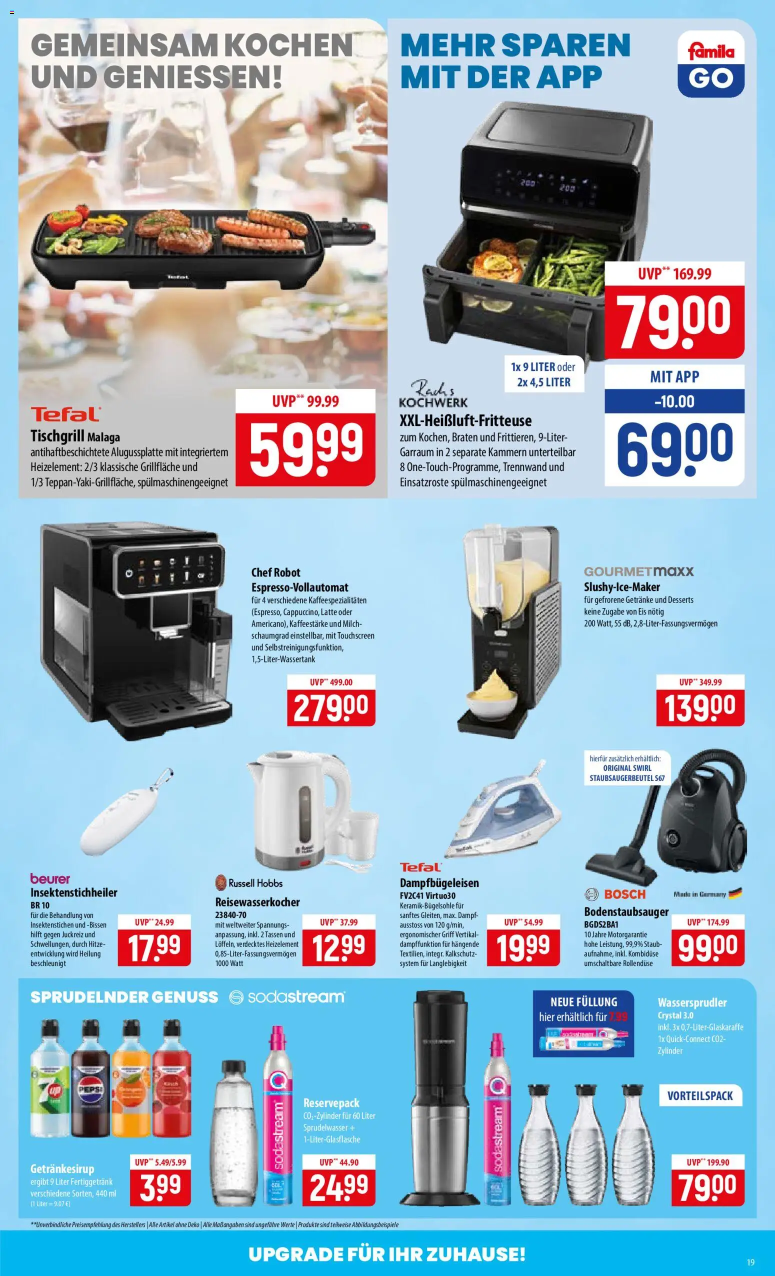 Famila Prospekt – gültig ab 29.06.2026 | Seite: 19 | Produkte: Milch, Pepsi, Eis, Sodastream