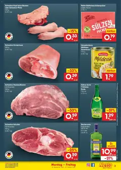 Netto Marken-Discount Prospekt Weimar ab 28.09.2026 gültig | Seite: 47 | Produkte: Essig, Kraut, Wein, Fleisch