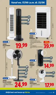 Lidl Folder week 25 - Voorbeeld van een folder van Lidl, geldig van 15.06.2026 | Pagina: 23 | Producten: Ventilator