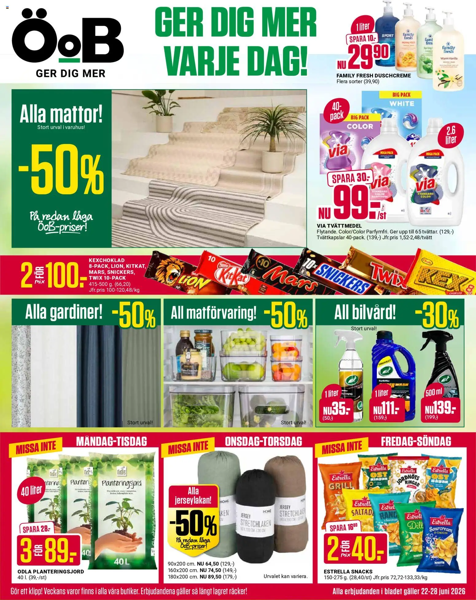 ÖoB reklamblad aktuell från 22/06/2026 | Sida: 1