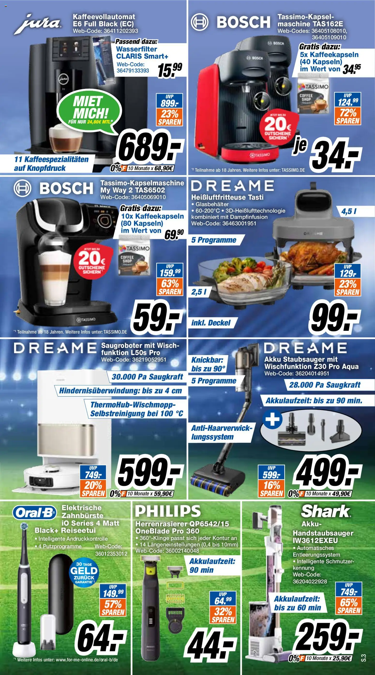 Expert Giessen – gültig ab 08.06.2026 | Seite: 3 | Produkte: Philips, Jura, Staubsauger, Zahnbürste
