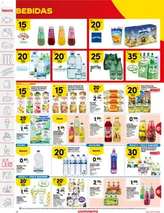 Pré-visualização LIMONADA REFRIGERADA CONTINENTE, FRAMBOESA/ HORTELÃ/ MARACUJÁ/ S/ ACÚCAR +0,10€ VALOR DEPÓSITO EMB.: 750 ML válido de 16.06.2026 | Página: 34