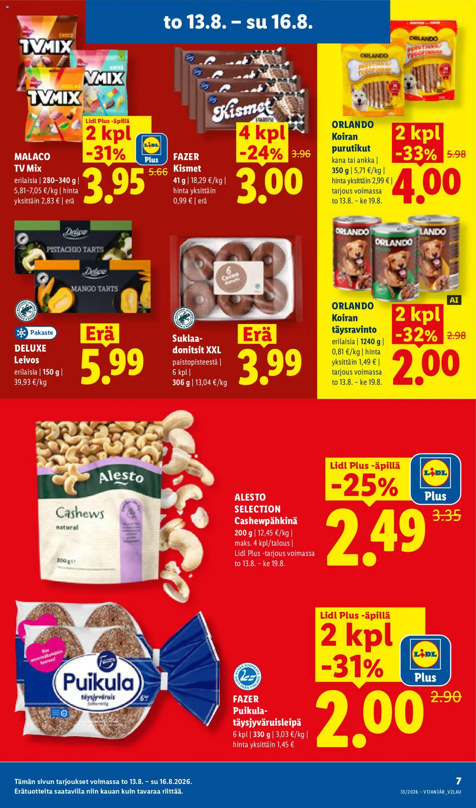 Lidl tarjoukset – voimassa 13/08/2026 alkaen | Sivu: 7
