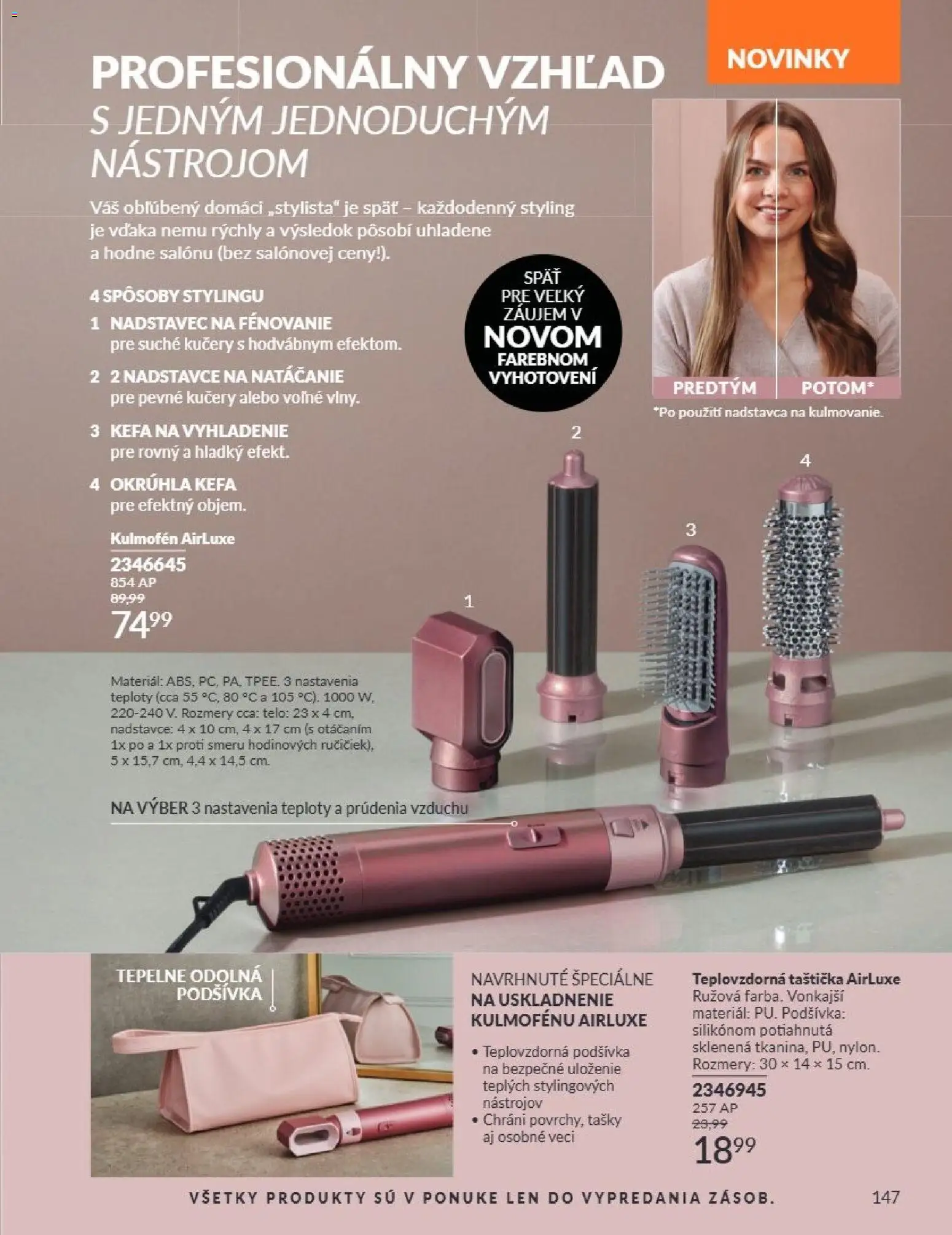 Nové Avon akcie – leták je platný od 01.07.2026 | Strana: 146 | Produkty: Kefa