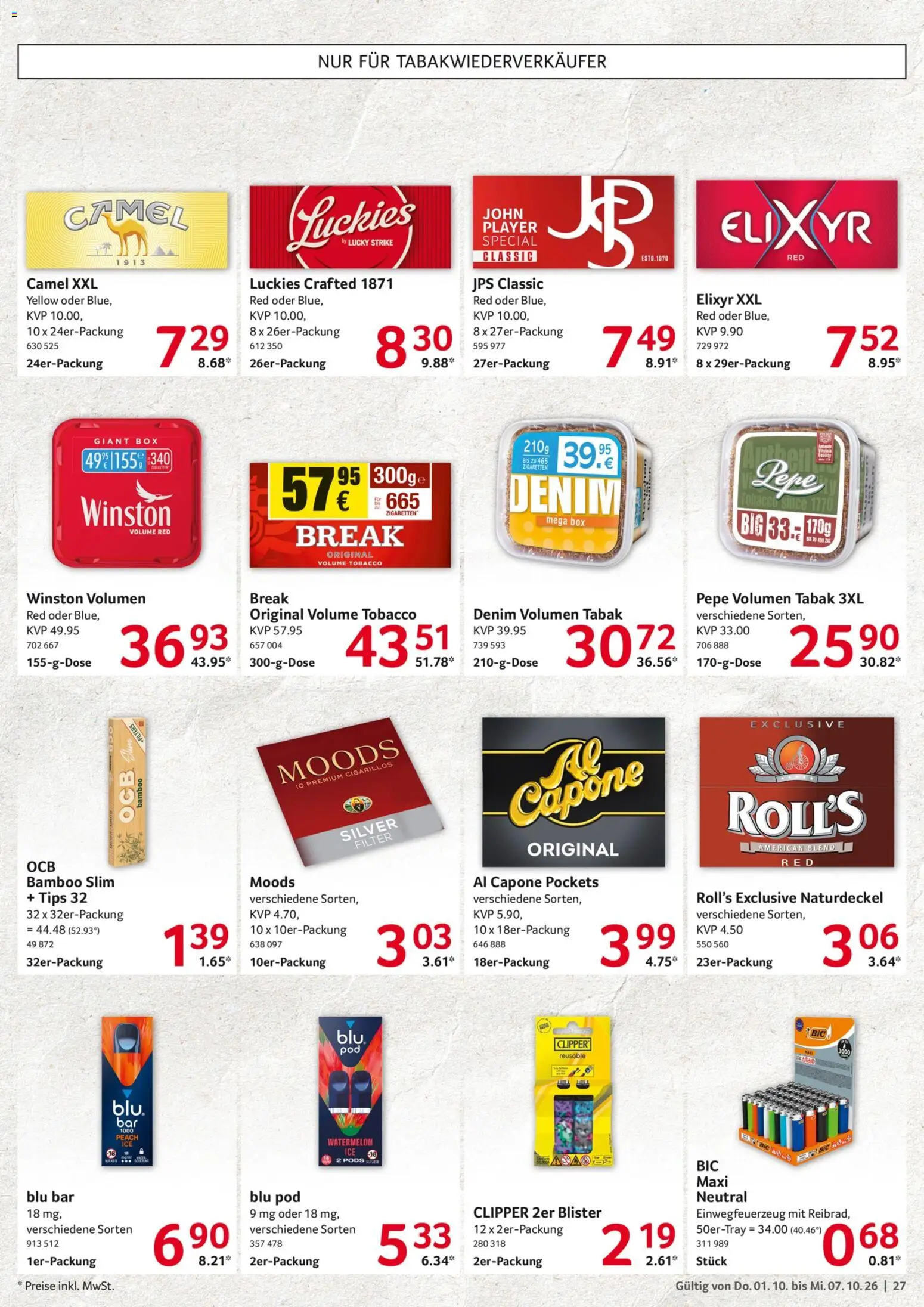 Selgros Prospekt – gültig ab 01.10.2026 | Seite: 27 | Produkte: Box, Player