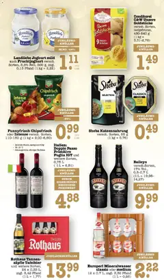 E center Prospekt Achern ab 28.09.2026 gültig | Seite: 5 | Produkte: Mineralwasser, Baileys, Landliebe joghurt, Chips