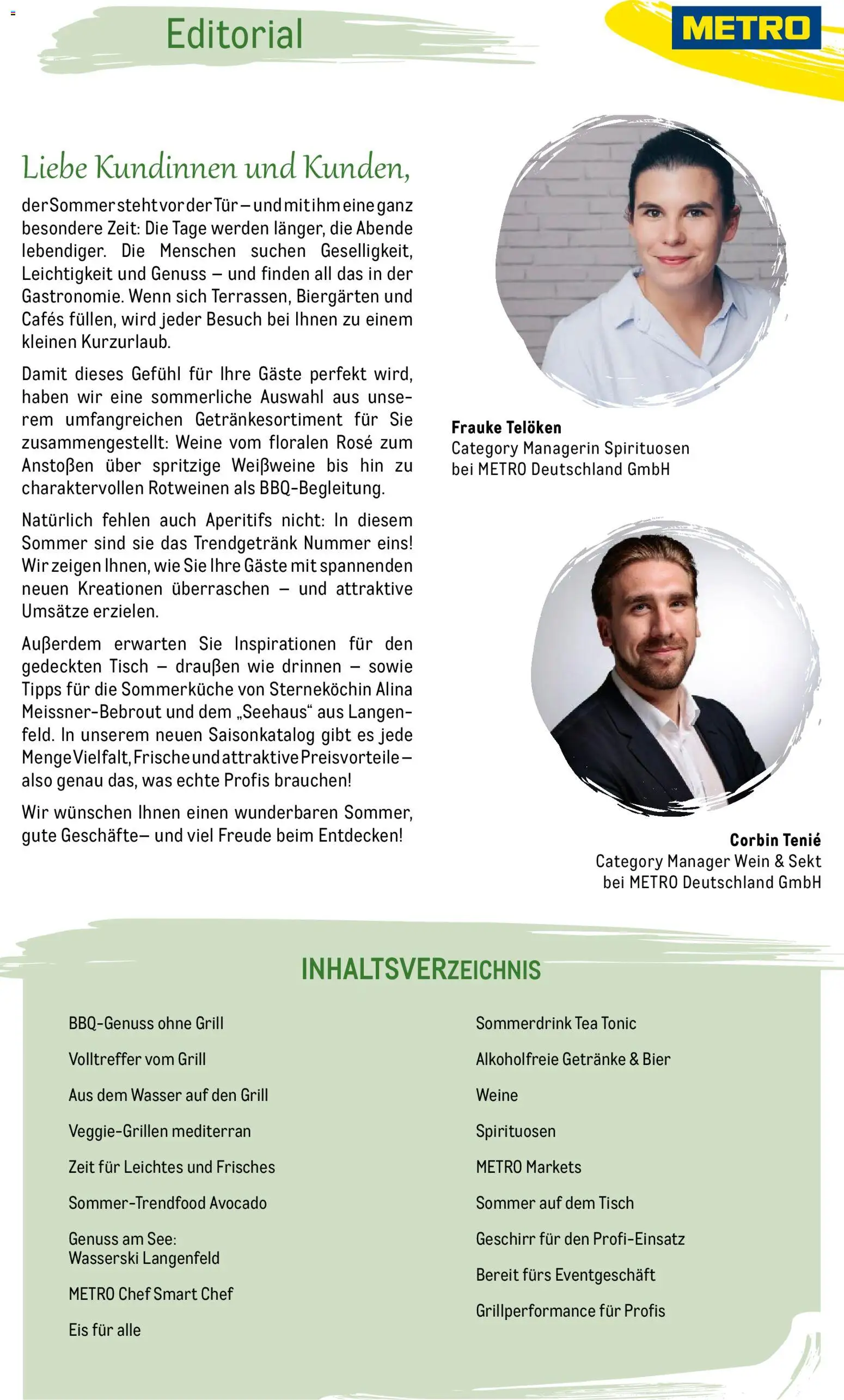 Metro Saisonkatalog Outdoor Dining – gültig ab 01.06.2026 | Seite: 3 | Produkte: Tisch, Sekt, Wein, Eis