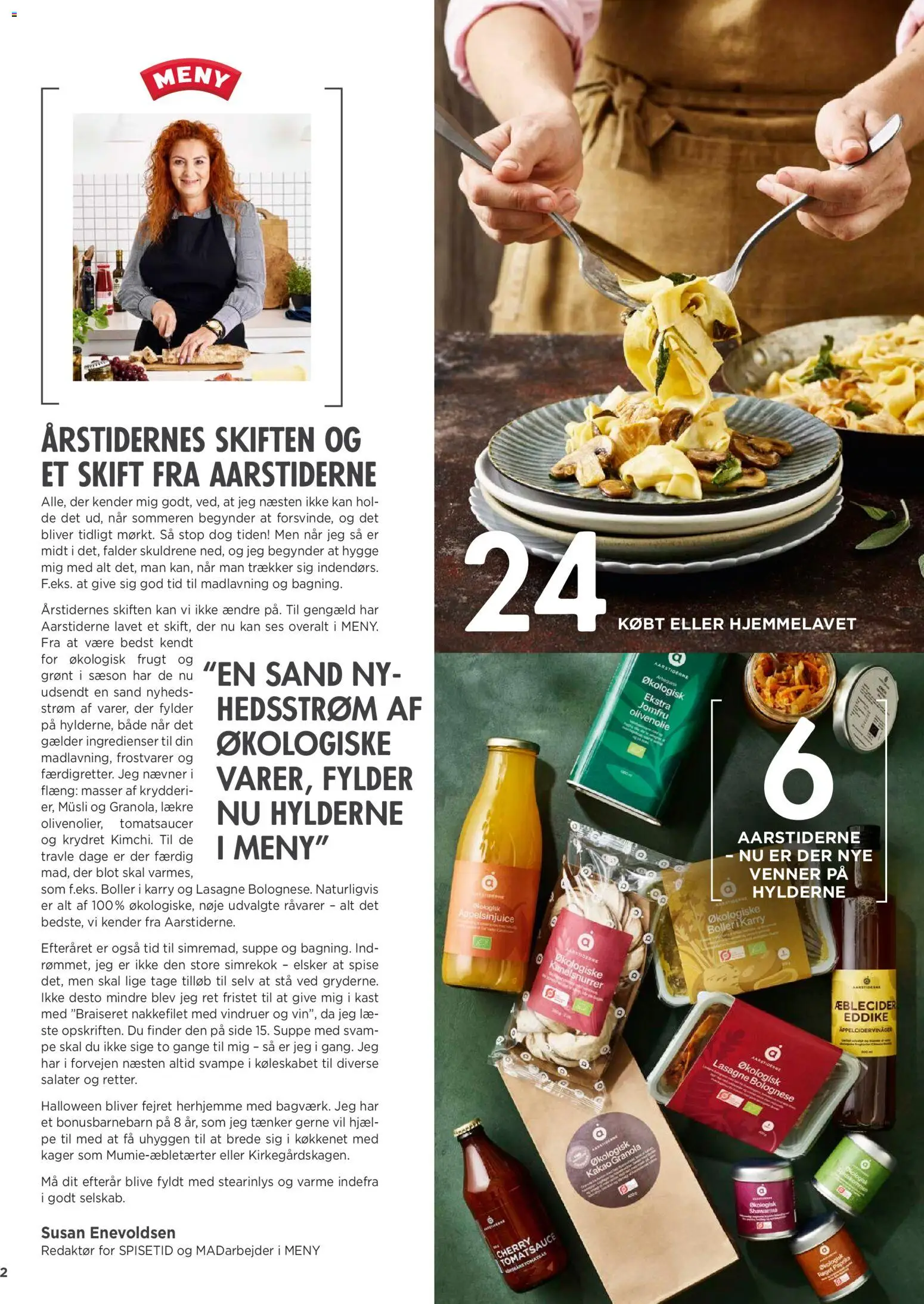 Meny tilbudsavis – gyldig fra 01/10/2026 | Side: 2 | Produkter: Svampe, Müsli, Suppe, Lasagne