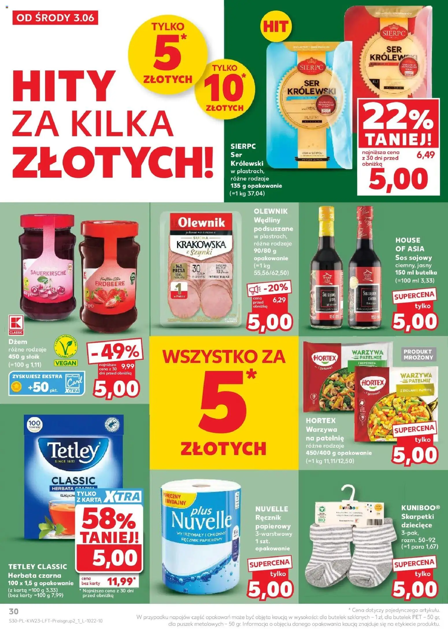 Kaufland gazetka od 03.06.2026 | Strona: 30 | Produkty: Karta, Papryka, Patelnie, Warzywa