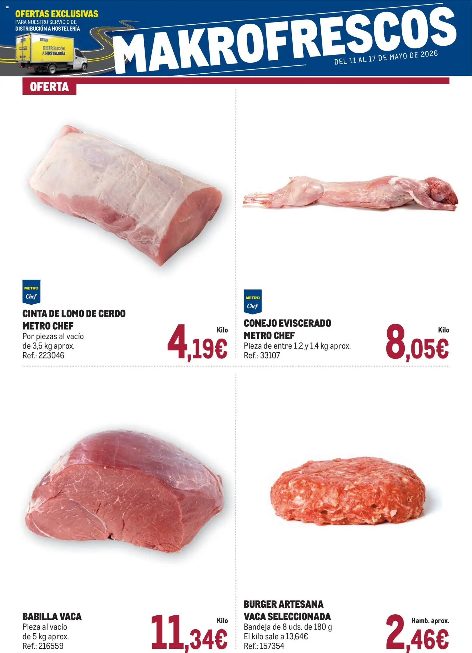 Makro Frescos Sur │ válido desde el 11.05.2026 | Página: 2 | Productos: Cerdo, Bandeja