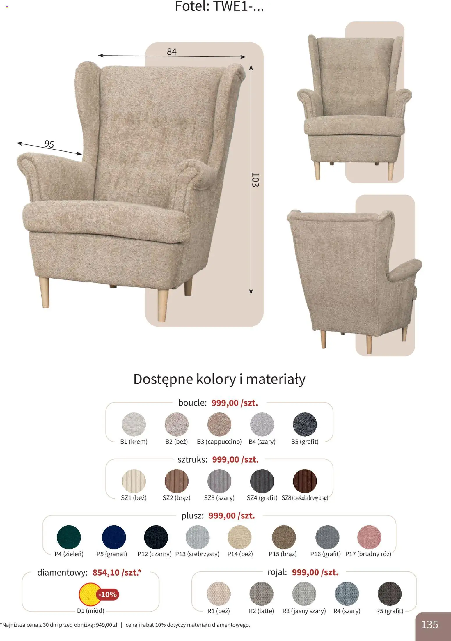Bodzio Katalog od 01.04.2026 | Strona: 135 | Produkty: Miód, Fotel, Róż, Krem