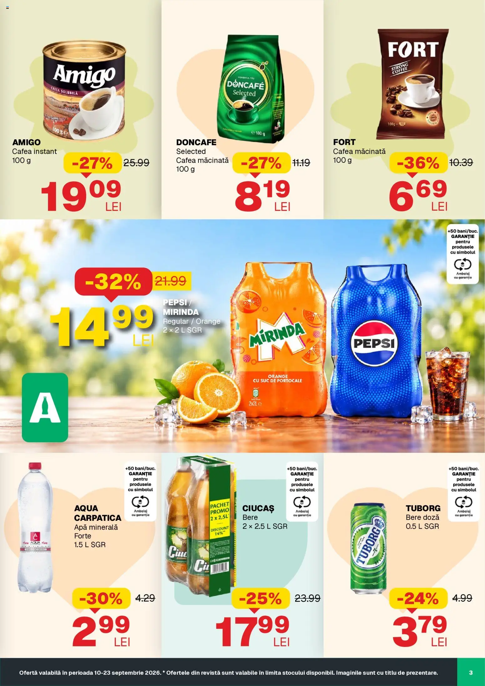 Noul catalog Annabella – valabil de la 10.09.2026 | Pagină: 3 | Produse: Apa minerala, Cafea, Portocale, Apă