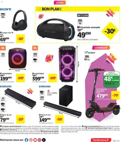 Conforama - Prévisualisation de Conforama catalogue valide à partir de 25/08/2026 | Page: 11 | Produits: Enceinte, Poids, Barre de son, Casque