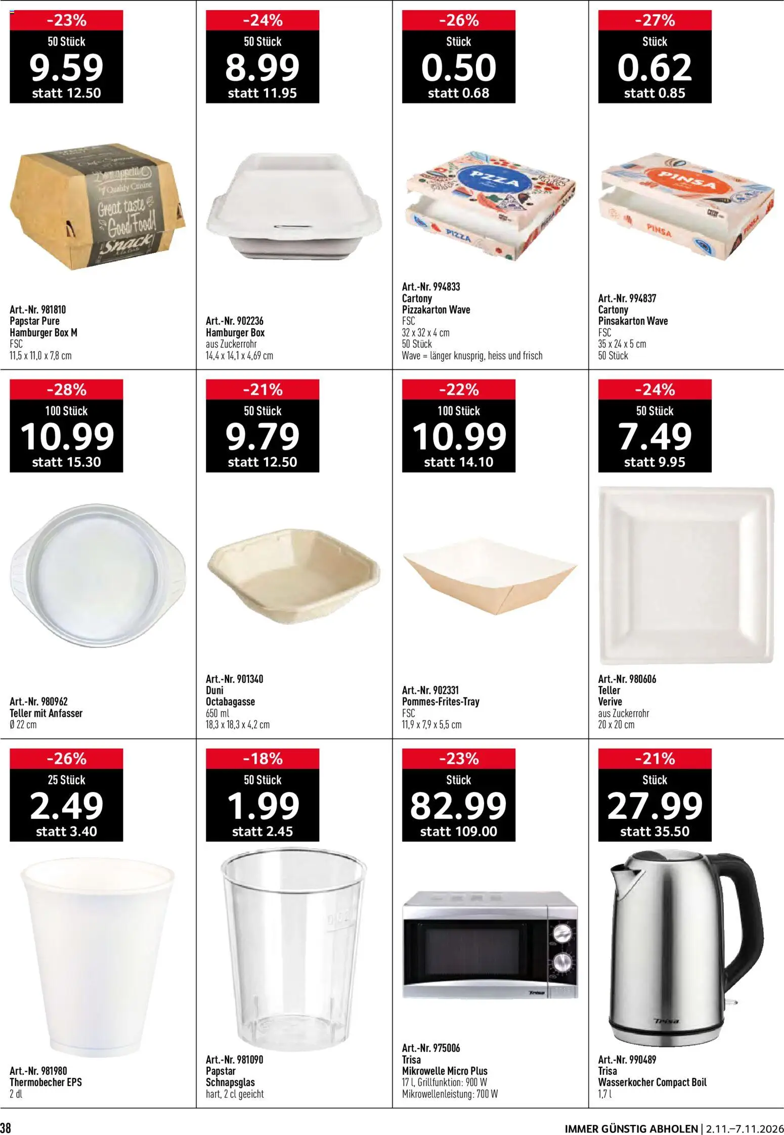 Prodega aktionen – gültig ab 02.11.2026 | Seite: 38