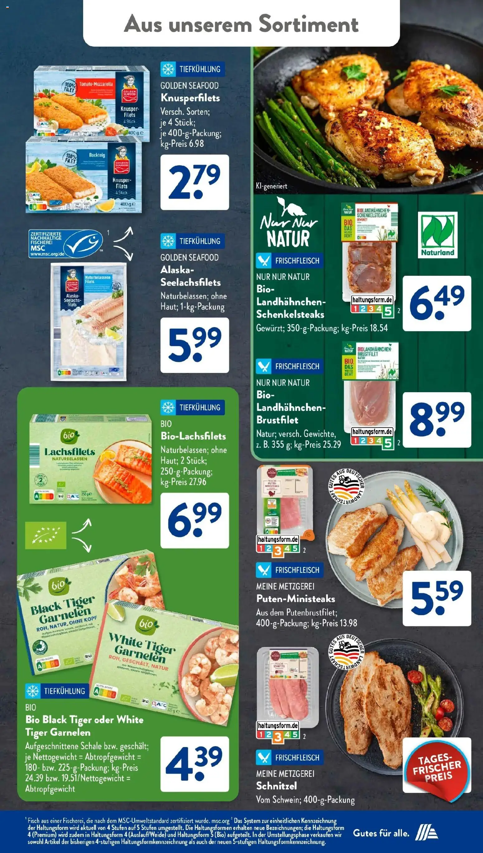 Aldi Süd Wochenangebote – gültig ab 10.05.2026 | Seite: 27 | Produkte: Garnelen, Schnitzel, Fisch, Tiger garnelen