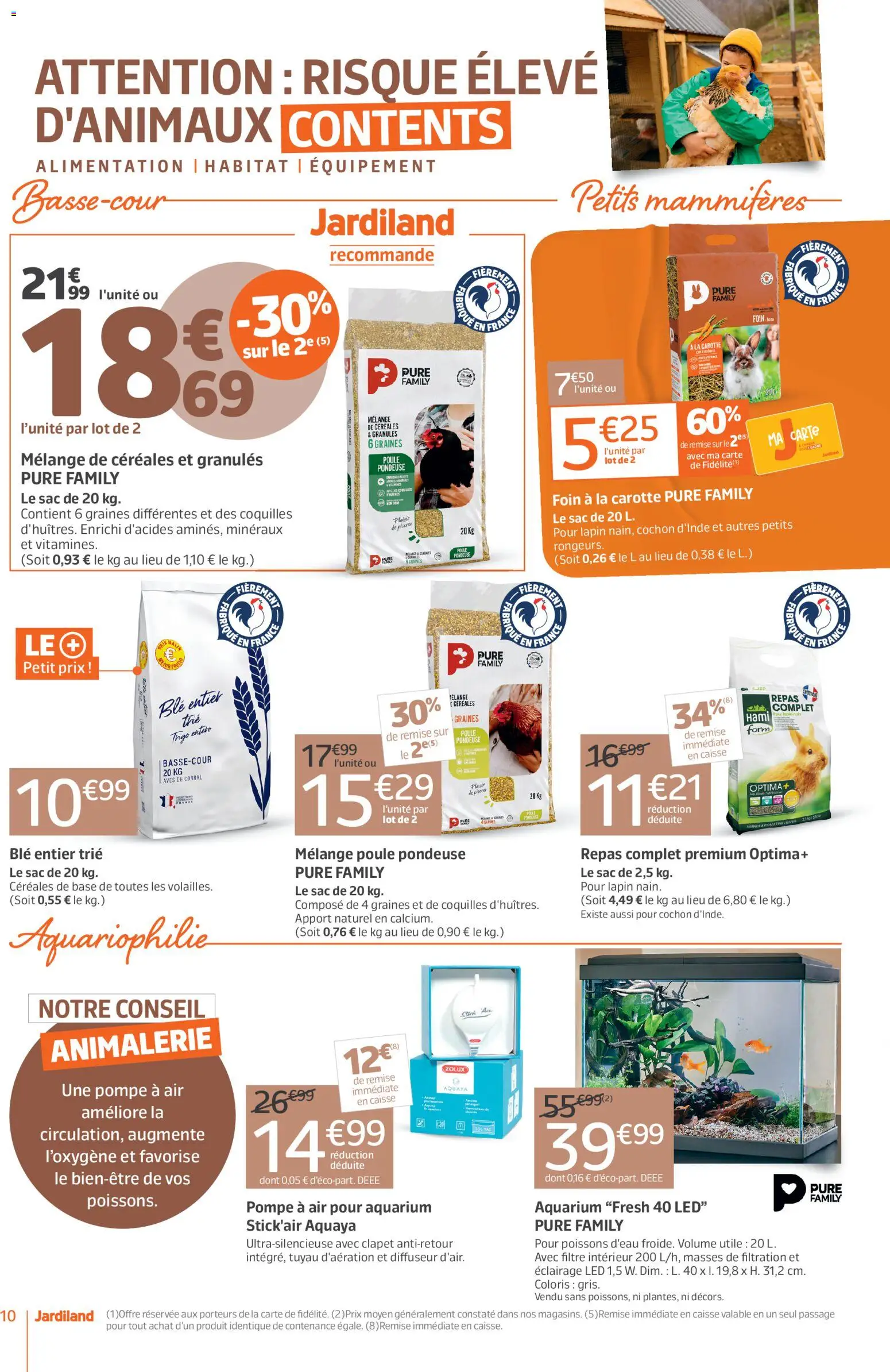 {H1} | Page: 10 | Produits: Aquarium, Éclairage, Pompe à air, Carotte