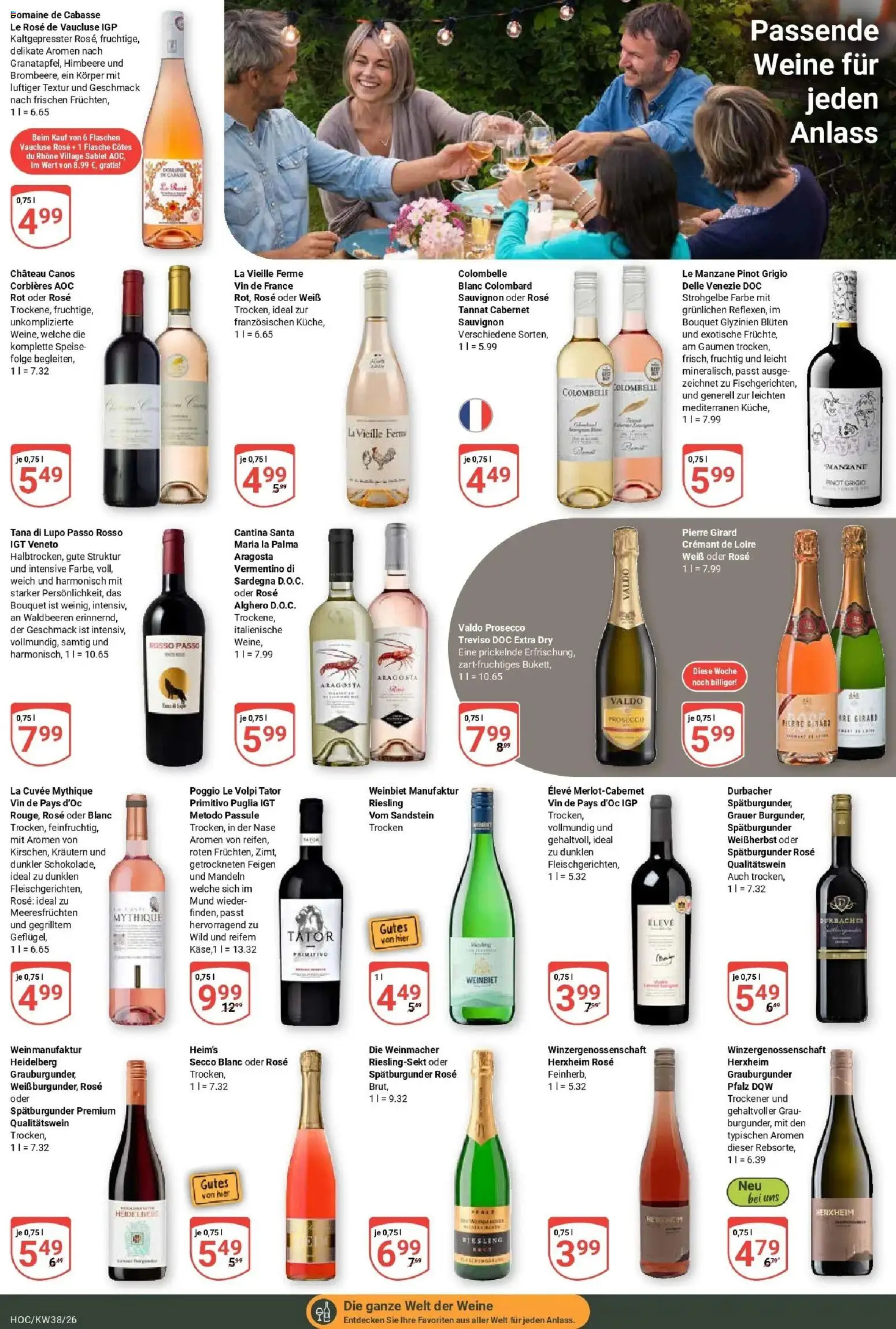 Globus Prospekt Hockenheim (ab 14.09.2026) » Angebote online | Seite: 18 | Produkte: Mandeln, Prosecco, Himbeere, Feigen