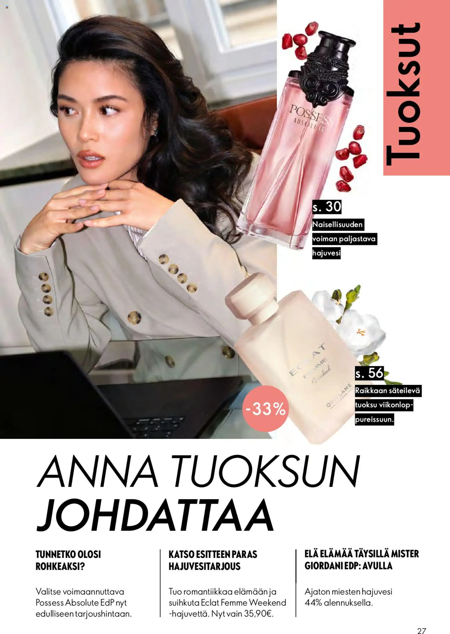 Oriflame tarjoukset – voimassa 26/08/2026 alkaen | Sivu: 27 | Tuotteet: Hajuvesi, Tuoksu