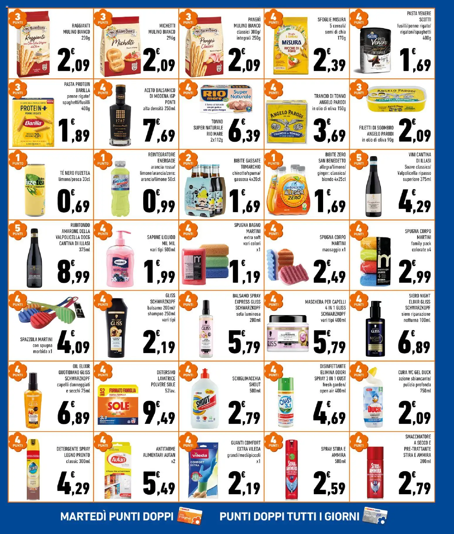 Volantino Conad del 14/10/2026 | Pagina: 7 | Prodotti: Pasta, Guanti, Tonno, Penne