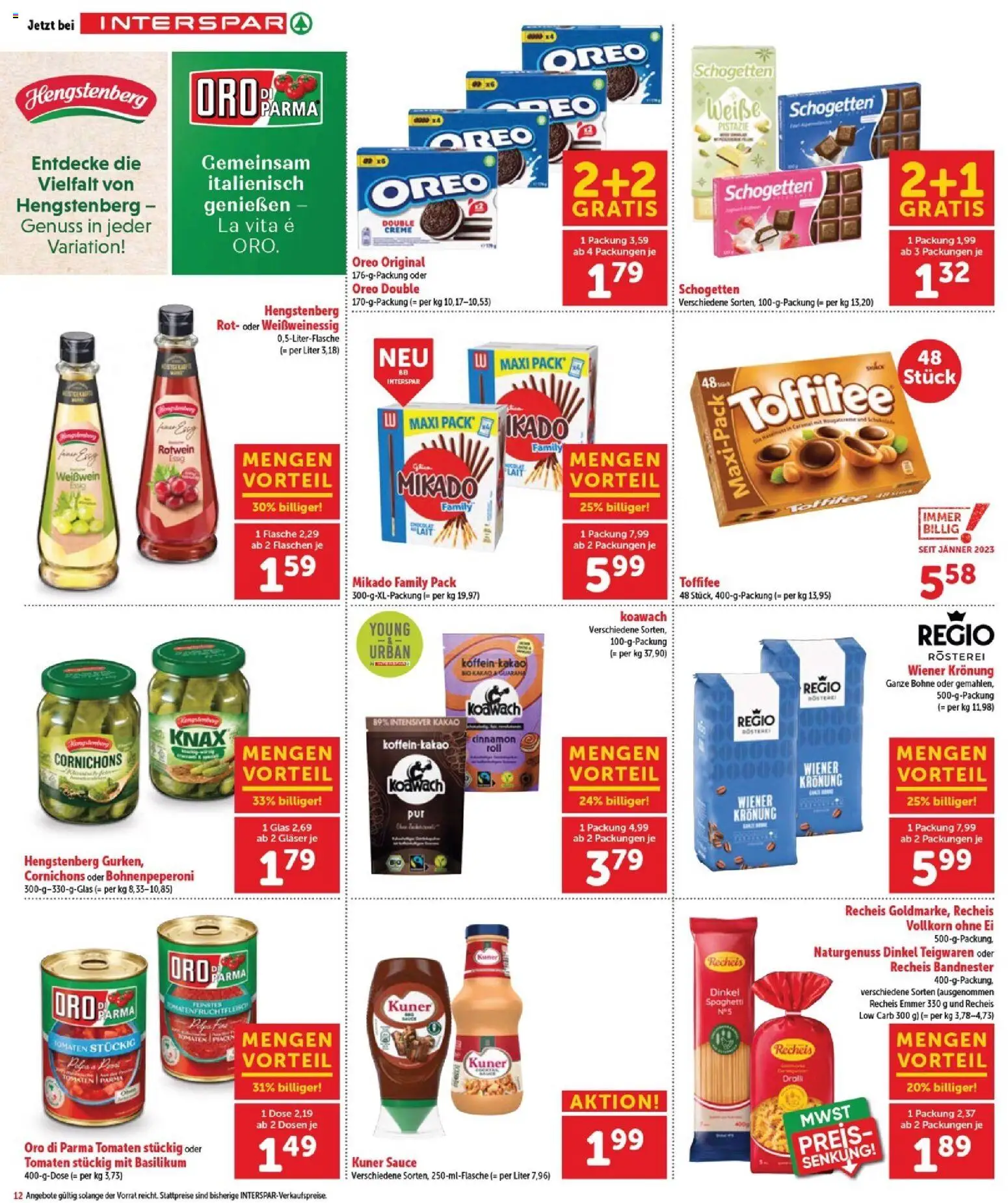 Interspar Flugblatt - Burgenland gültig ab 16.07.2026 | Seite: 13 | Produkte: Rizsliszt, Häränliha, Hajdina liszt, Tomaten