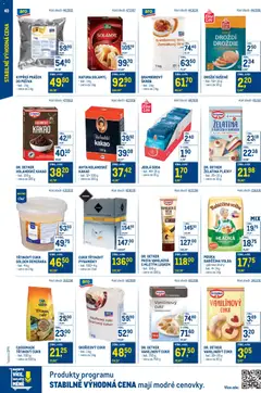 Náhled letáku Makro - Stabilně výhodná cena od 18.05.2026 | Strana: 40 | Produkty: Třtinový cukr, Solamyl, Cukr, Jedlá soda