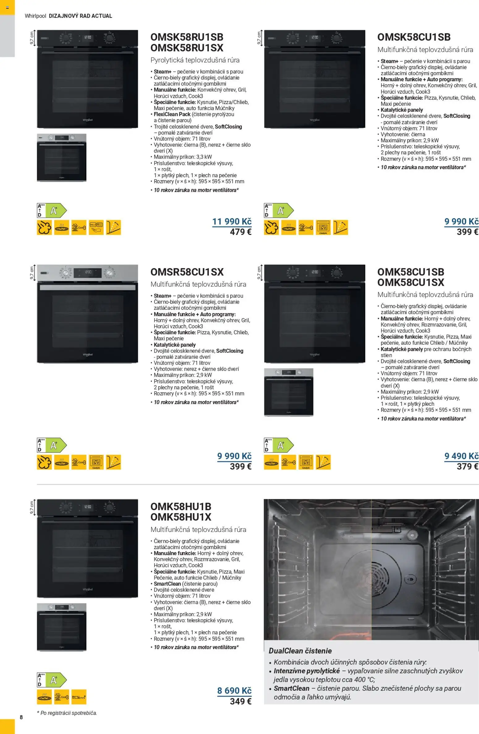 Möbelix leták - WHIRLPOOL od 01.08.2025 | Strana: 8 | Produkty: Plech, Rošt, Dveře