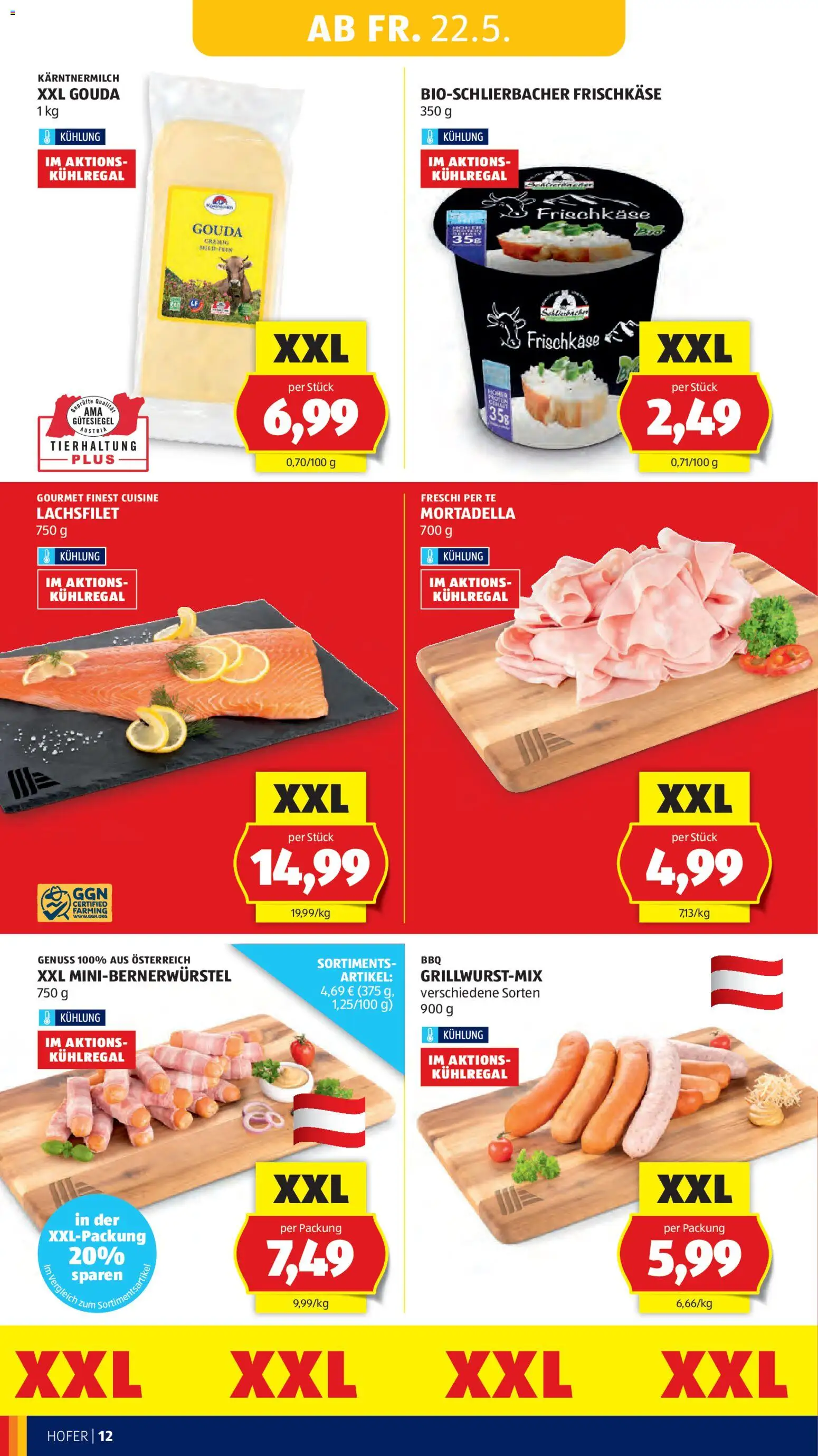 Hofer Flugblatt gültig ab 22.05.2026 | Seite: 16 | Produkte: Creme