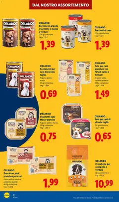 Anteprima del volantino Lidl volantino Amici valido a partire dal 09/07/2026 | Pagina: 2 | Prodotti: Paté, Verdure, Tacchino, Crocchette