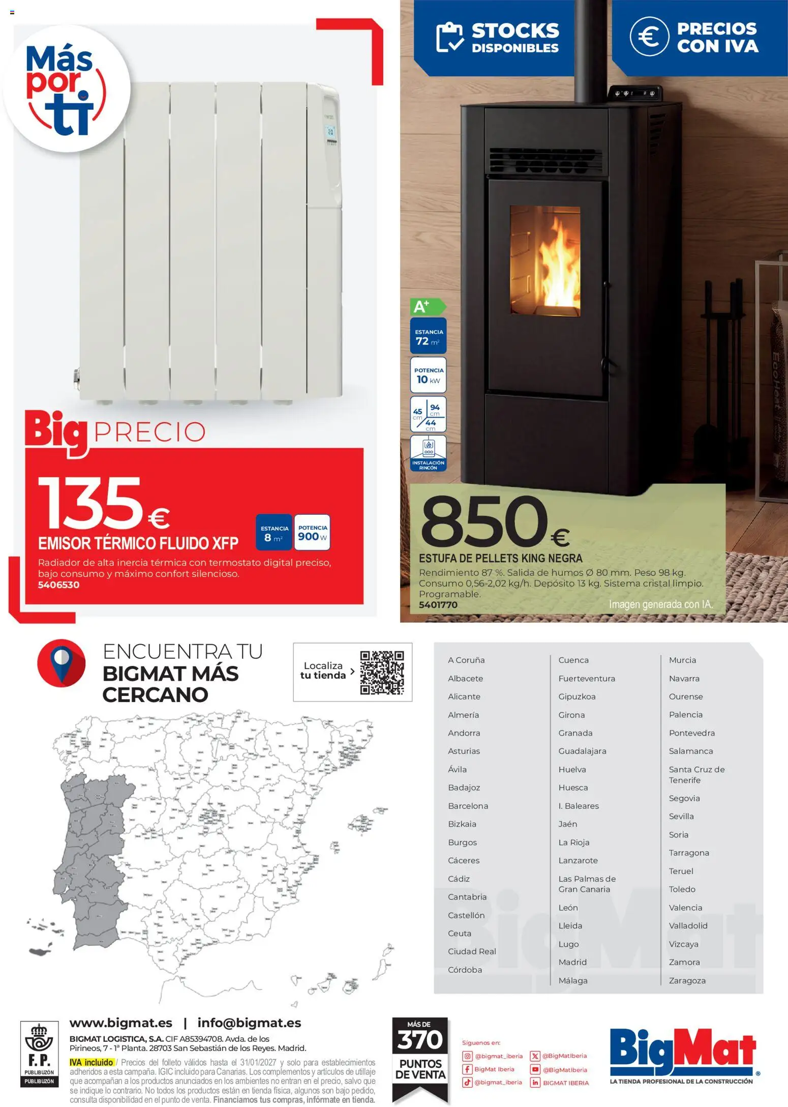 BigMat Calefacción │ válido desde el 05/10/2026 | Página: 32 | Productos: Granada, Peso, Radiador