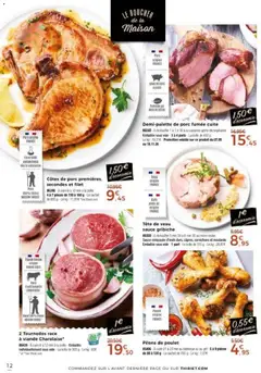 Thiriet - Prévisualisation de Thiriet - Catalogue Livraison 2026 valide à partir de 07/09/2026 | Page: 12 | Produits: Poulet, Pilons de poulet, Porc, Tournedos
