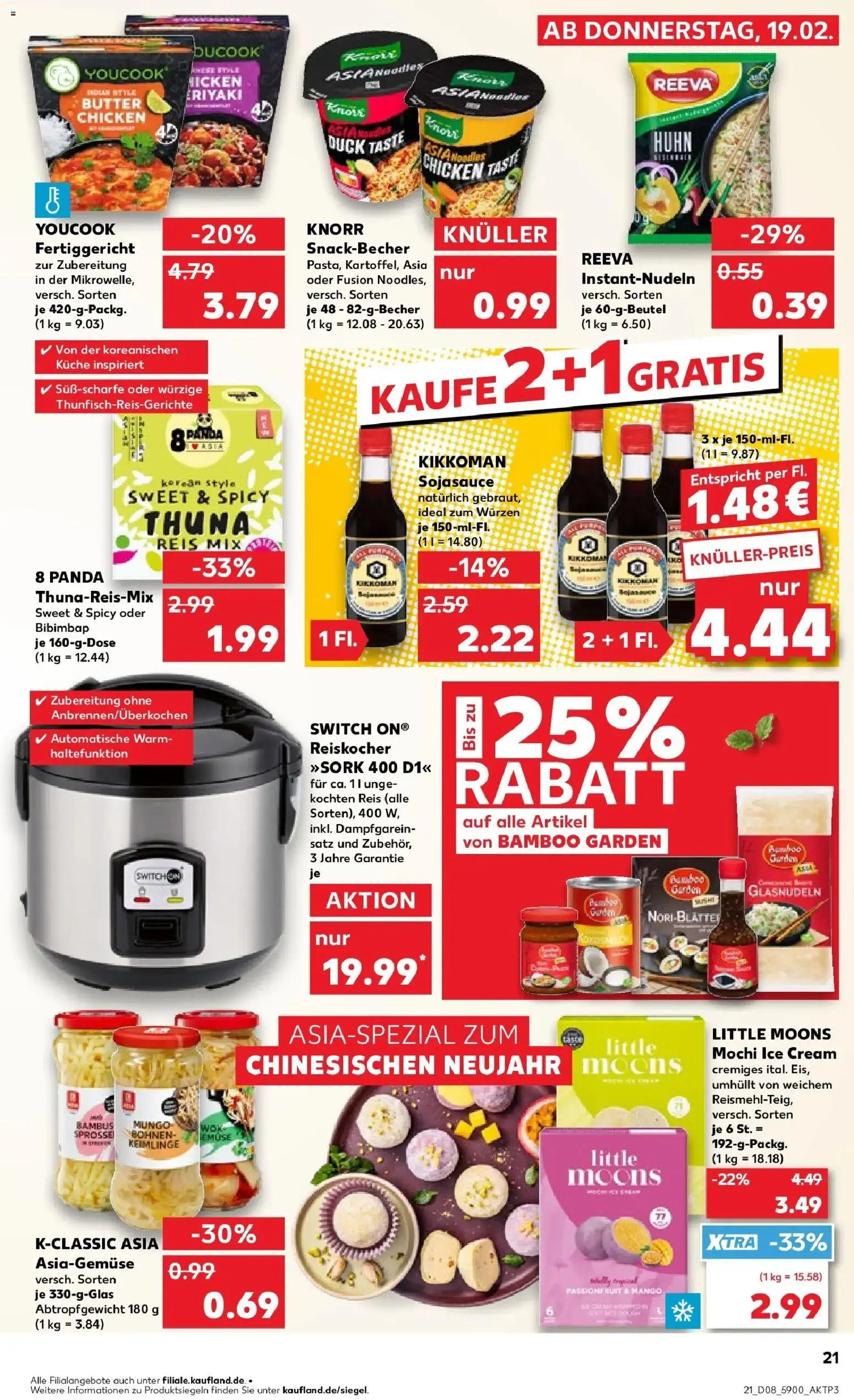 Kaufland prospekt Dresden	 – gültig ab 22.02.2026 | Seite: 21 | Produkte: Youcook, Butter, Knorr, Reis