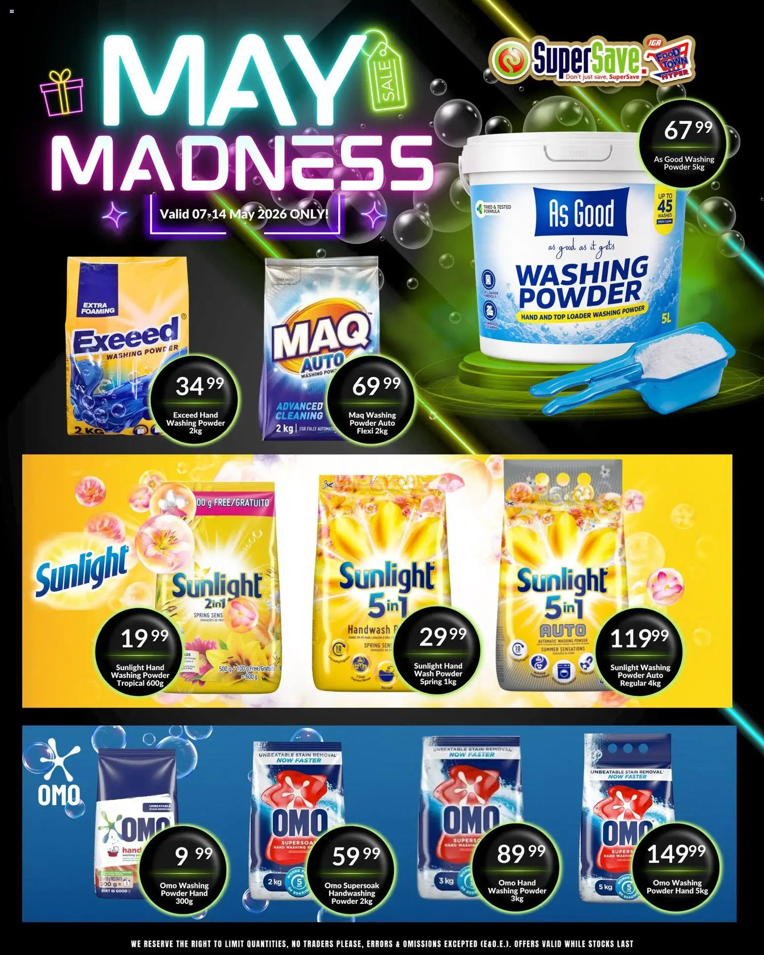 New Super Save catalogue – valid from 07.05.2026 | Page: 52 | Products: Handwash, Powder, Washing powder