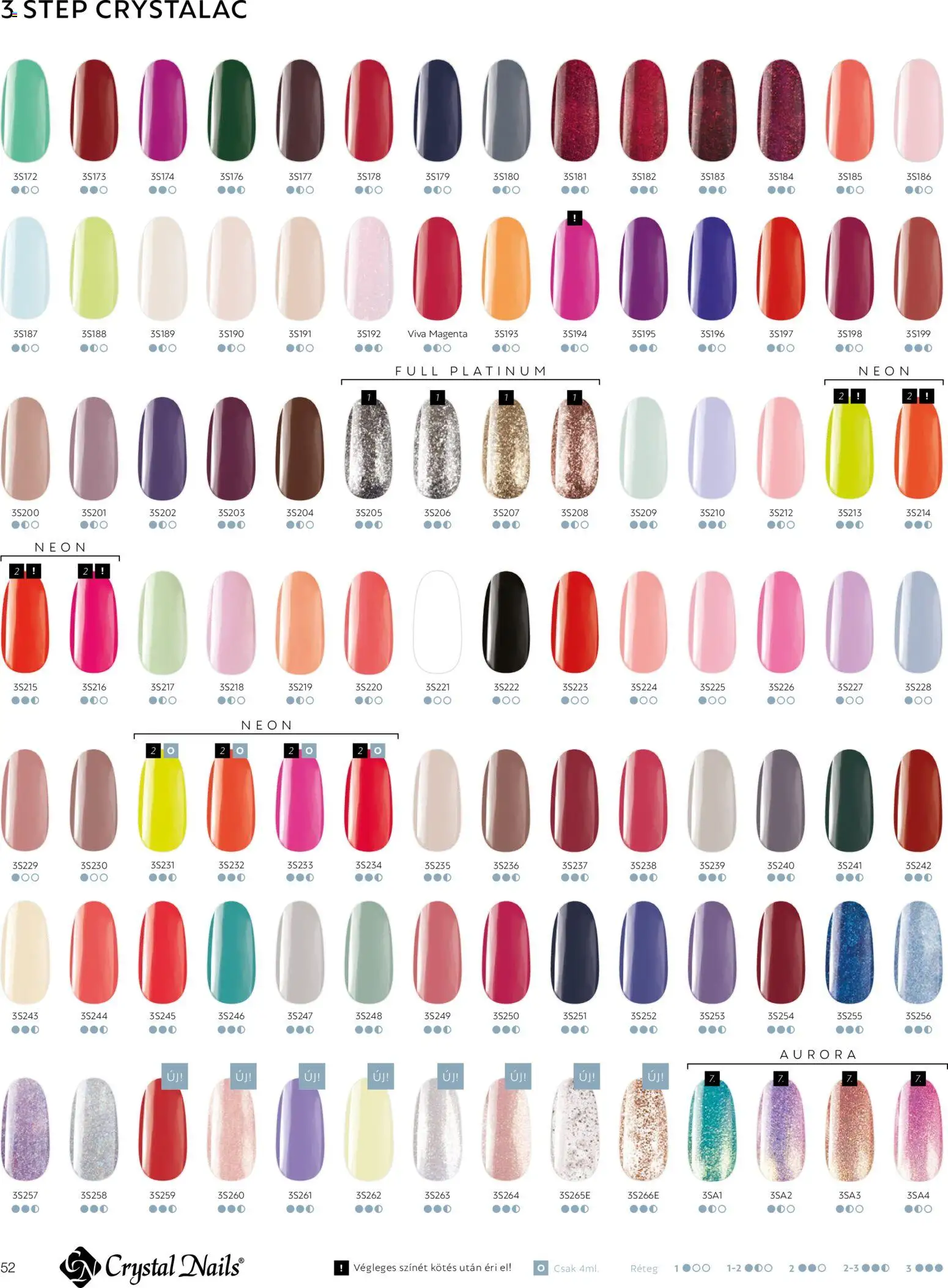 Crystal Nails akciós ujság - amely érvényes a következő dátumtól: 2026.03.09. | Oldal: 52