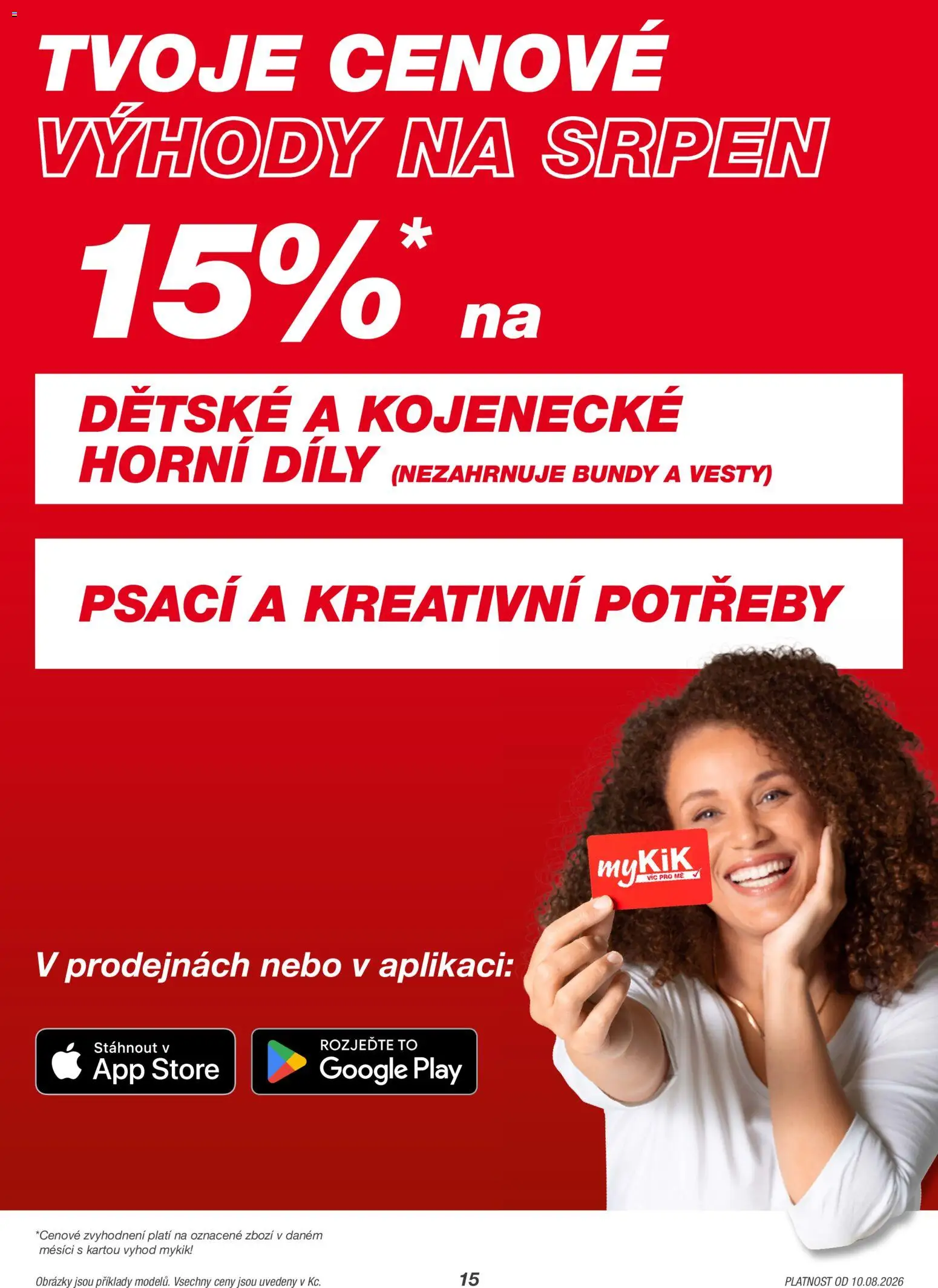 Kik leták od 10.08.2026 | Strana: 15 | Produkty: Bundy