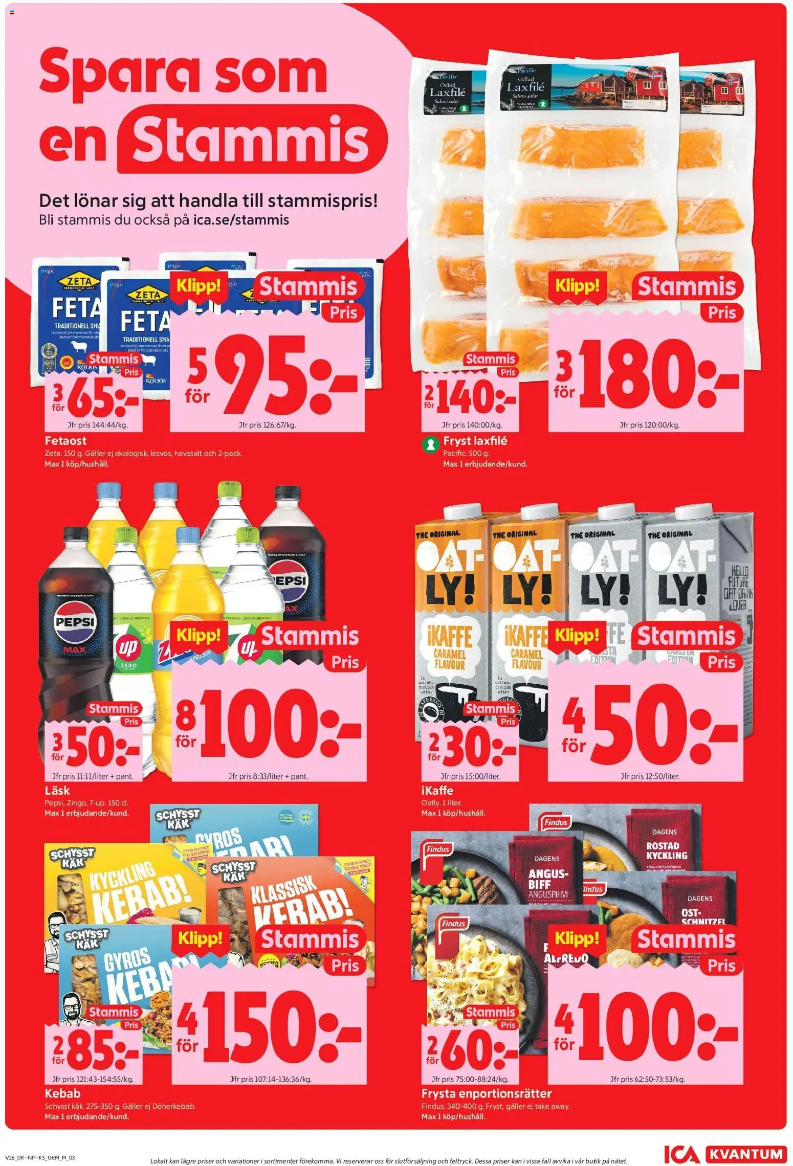 ICA Kvantum reklamblad aktuell från 22/06/2026 | Sida: 3