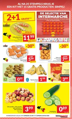 Intermarché folder week 26 - Voorbeeld van een folder van Intermarché, geldig van 23/06/2026 | Pagina: 5 | Producten: Bananen, Kippenvleugels, Kiwi, Nectarines