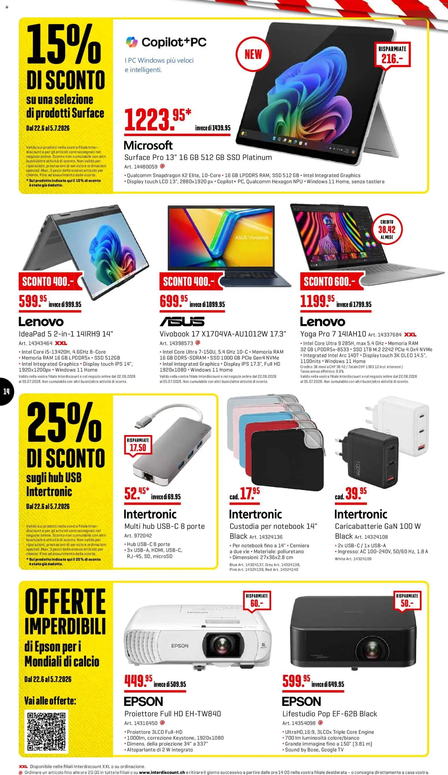 Interdiscount aktionen IT – gültig ab 22.06.2026 | Seite: 14