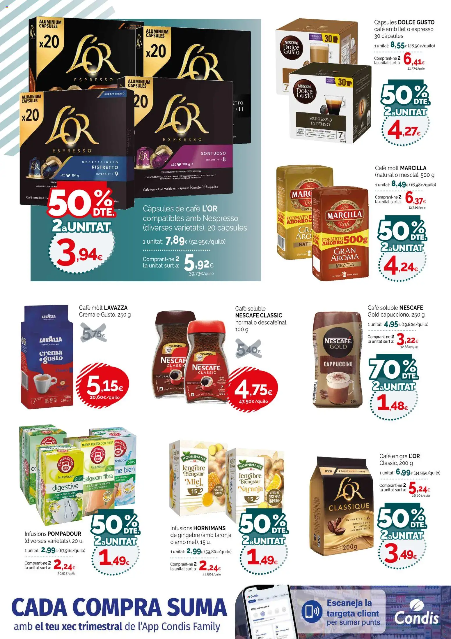 Condis - folleto │ válido desde el 30/09/2026 | Página: 14 | Productos: Cápsulas, Crema, Café soluble, Cafetera