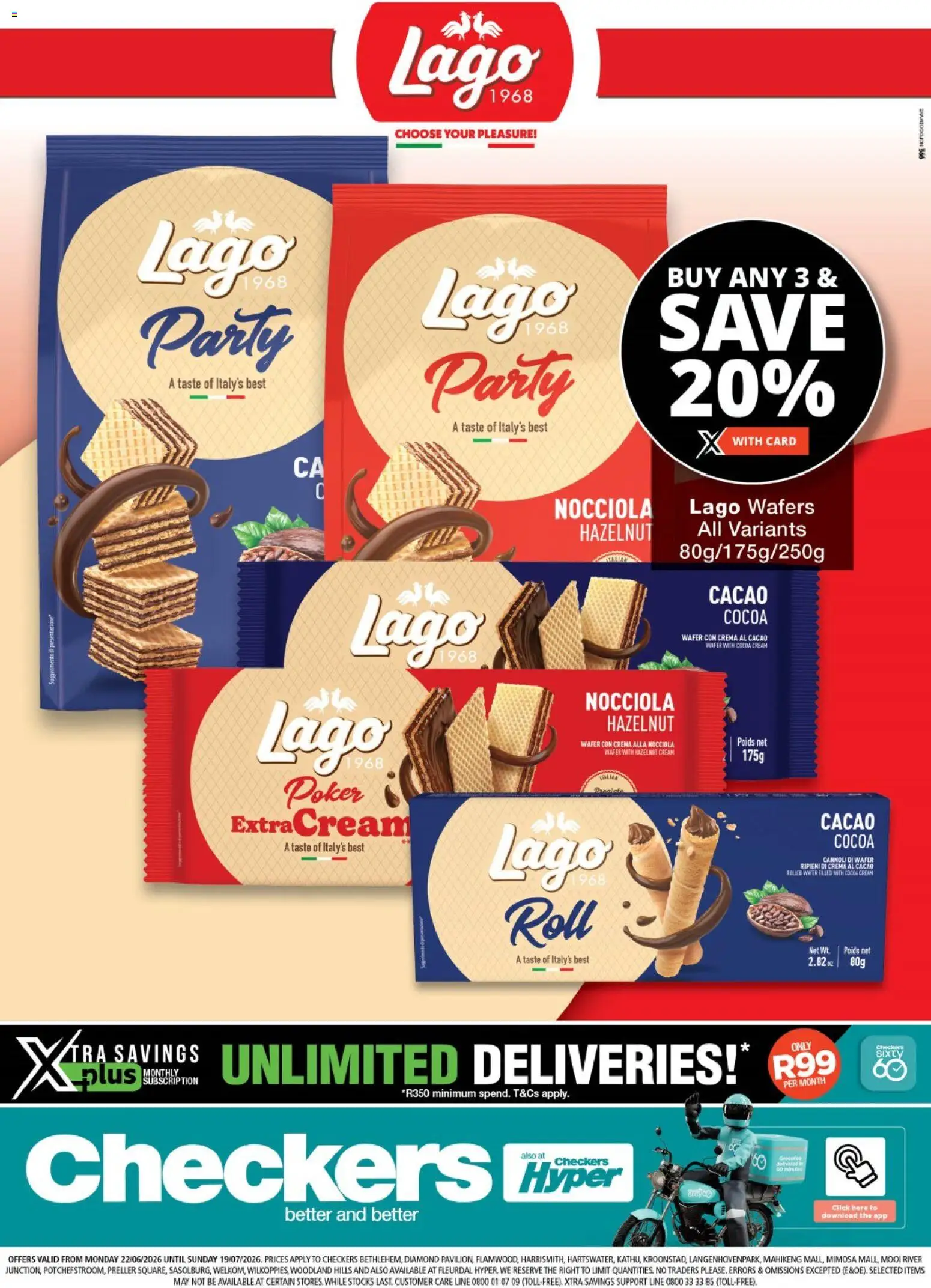 New Checkers catalogue – valid from 22/06/2026 | Page: 1 | Products: Cream