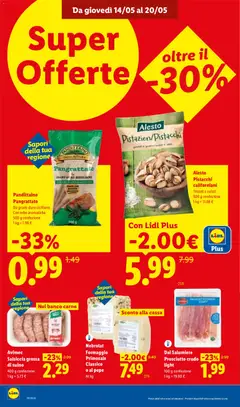 Anteprima del volantino Alesto Pistazien/Pistacchi, Pistacchi californiani Tostati e salati 500 g confezione valido a partire dal 14.05.2026 | Pagina: 14
